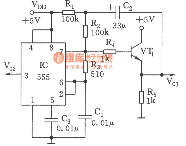 Bootstrap sawtooth generator circuit