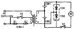 SV-M300U electric shaver circuit schematic