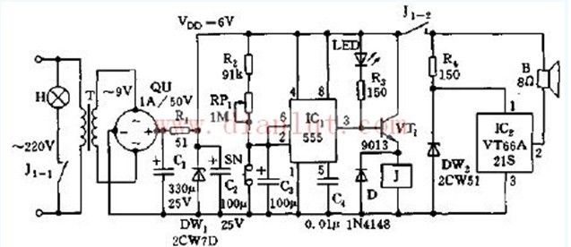 Color expansion photo timing exposure and sound and light signal transmitter circuit