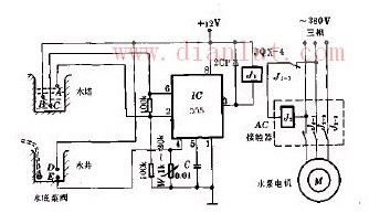 Water level automatic controller circuit