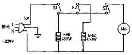 Far infrared sway heater circuit