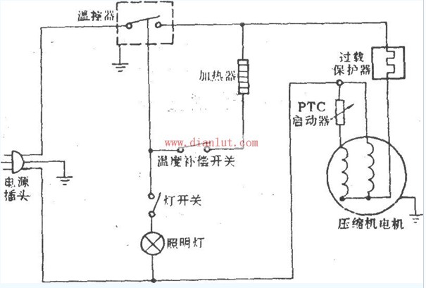 Rongsheng 5CD-103 refrigerator circuit design