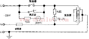 Triangle CRJ130-A type multi-function non-stick electric cooker circuit