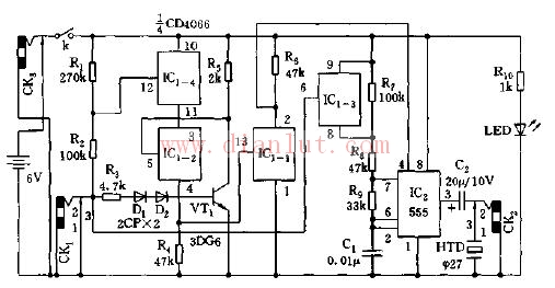 Audio logic ratio circuit schematic