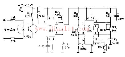 Remote control bell circuit