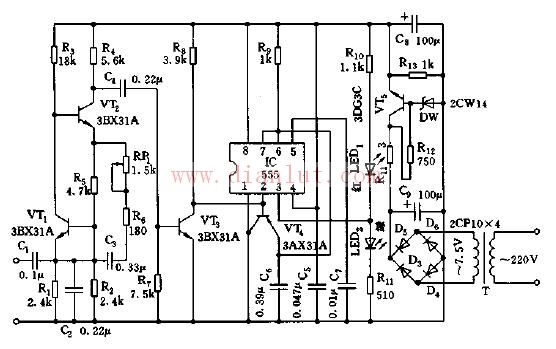 Line output transformer short circuit detector circuit