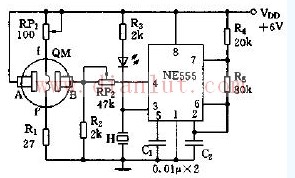 Simple flammable gas leak detection alarm instrument