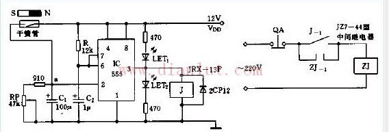 Hoist fault alarm circuit