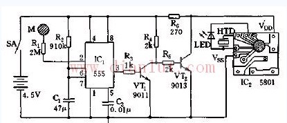 I wish you a happy birthday electronic candle circuit