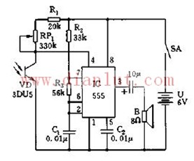Design of state detection circuit for lighting in refrigerator