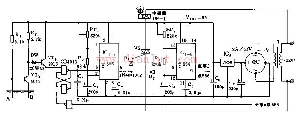 Analysis of the principle of artificial rain sprinkler automatic control device