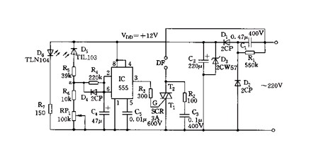 555 public toilet urinal automatic water saving water saving circuit diagram