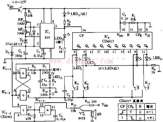 Talking about the Working Principle and Circuit Analysis of General Electronic Projectile Machine