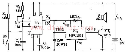 Exploring the circuit diagram of the design principle of flash music electronic ball used in the hydrangea game