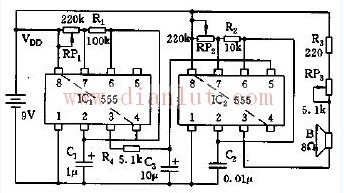 Multiple analog sound generator circuits