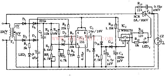 Fully automatic appliance protector circuit schematic