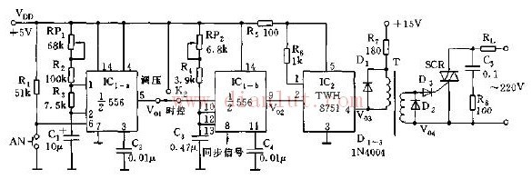 High-power time-controlled voltage regulator circuit