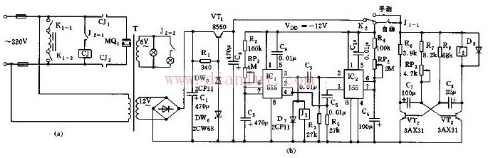 Timing control circuit for electromagnetic rapper