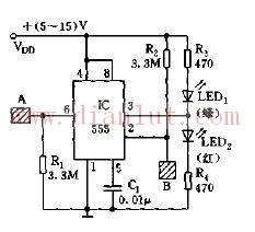 Touch bistable controller circuit