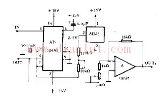 Logarithmic rms conversion circuit