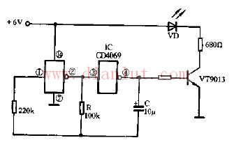 Flashing light circuit