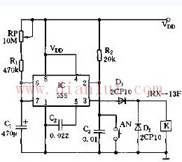 Wide range adjustable timer circuit