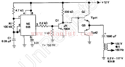 Simple DC and AC converter