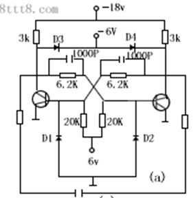 Simple flip-flop circuit diagram