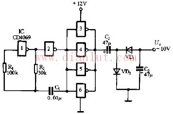 Simple DC converter principle circuit