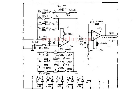 Circuit for small current and voltage conversion