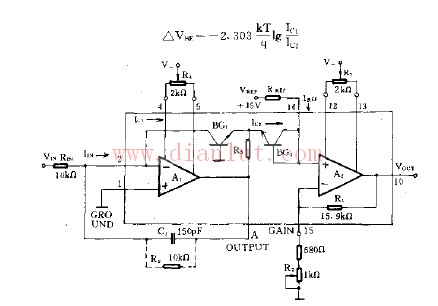 Basic circuit of ICL8048