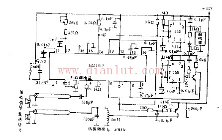 Circuit for rear obstacle detection