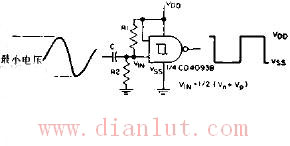 Sine wave and square wave converter circuit