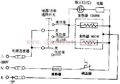 Constant temperature multi-purpose electric cooker circuit