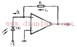 Silicon photodiode amplification circuit diagram