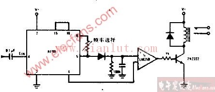 Audio demodulator circuit diagram based on relay output