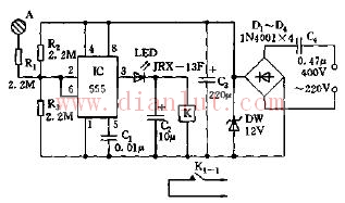Finger touch sensing switch circuit