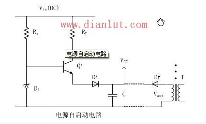 Power self-starting circuit