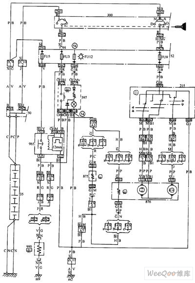 Car defrosting circuit schematic