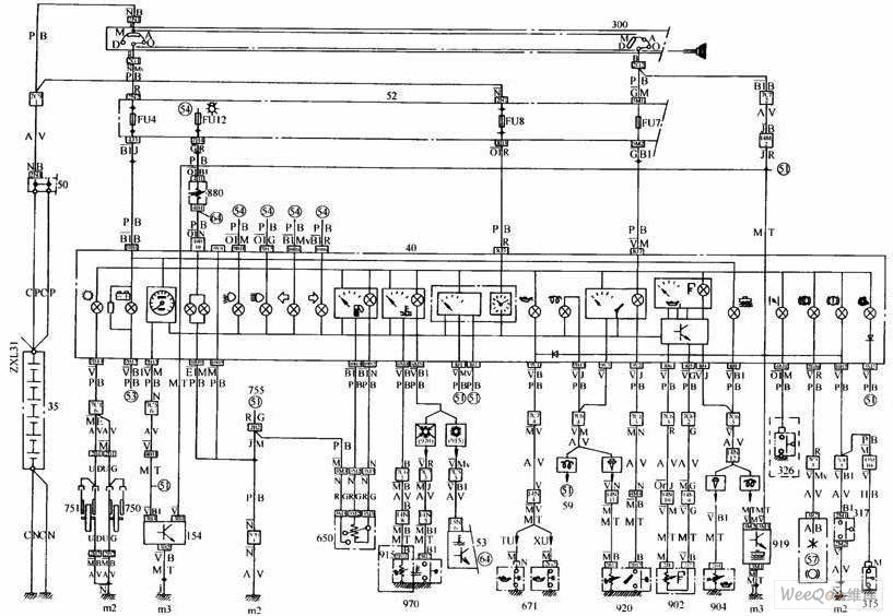 Instrument system complete circuit