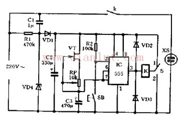On-off dual-purpose timer circuit