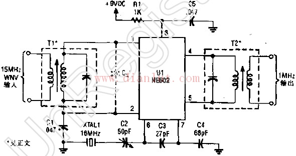 Simple car radio circuit diagram using WWV converter