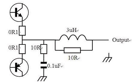 Output matching circuit for audio/audio amplifier