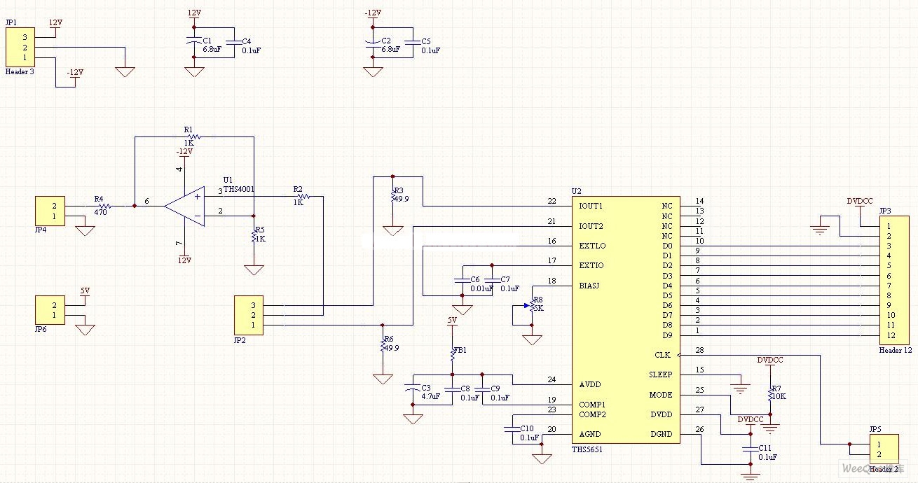 Application circuit of DA5651