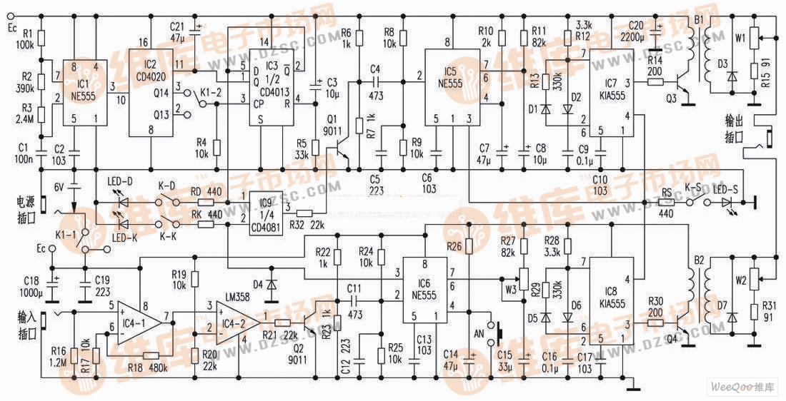 Obstruction of lung obstruction circuit based on TGQH9203