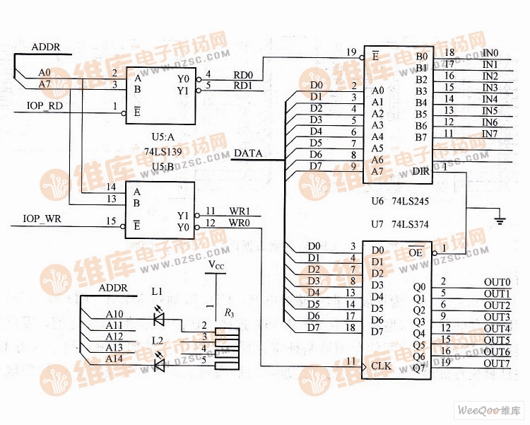 Practical circuit for I/O port