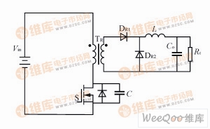 Resonant reset forward converter