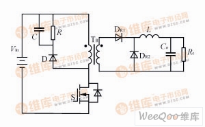 RCD reset forward converter