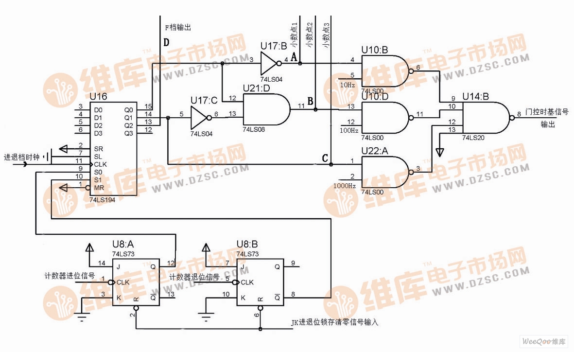 Automatic shift circuit