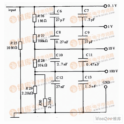 Attenuator circuit diagram